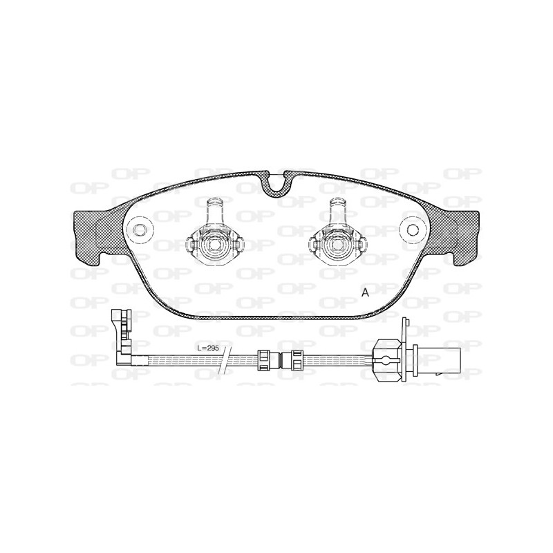 BRAKE PADS OPEN PARTS 1PCS 