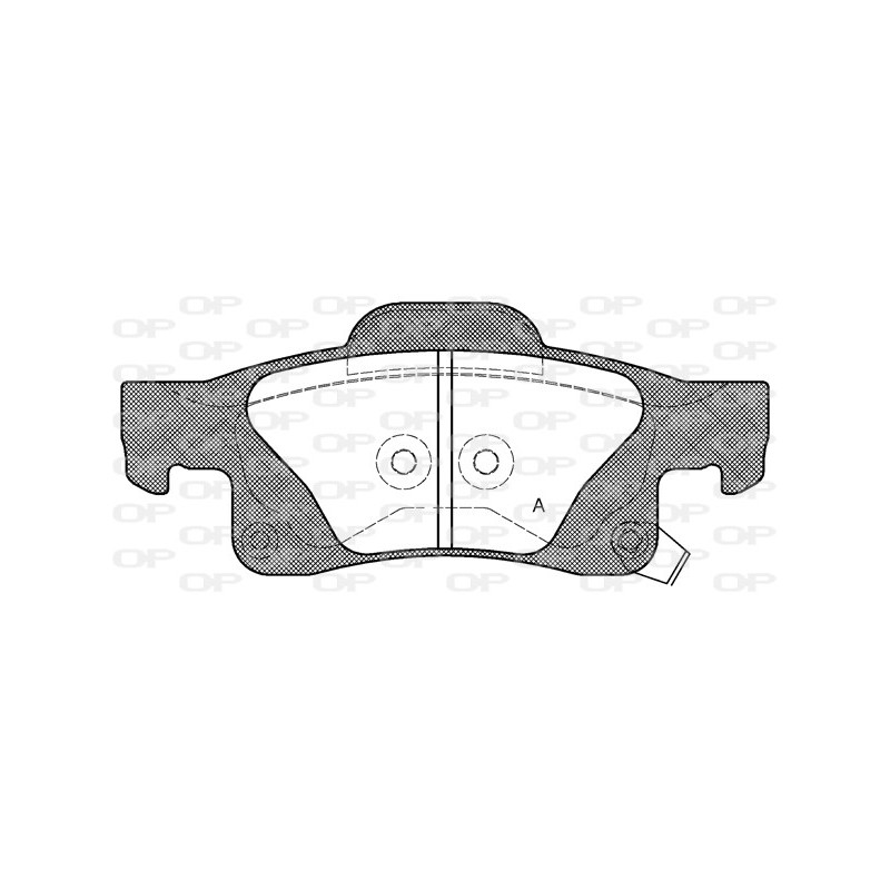 BRAKE PADS OPEN PARTS 1PCS 