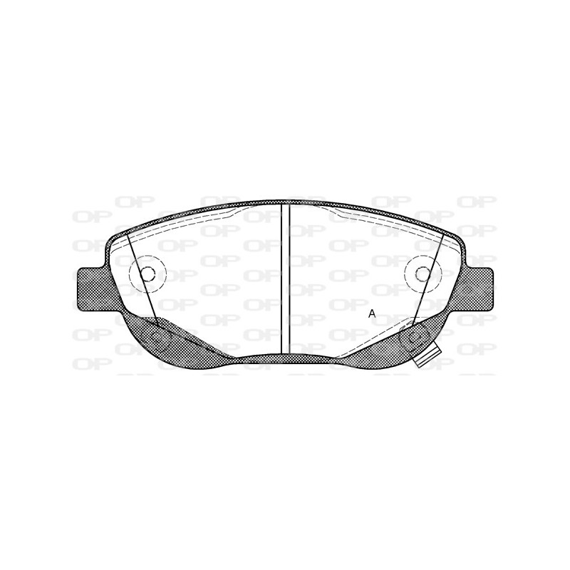 BRAKE PADS OPEN PARTS 1PCS 