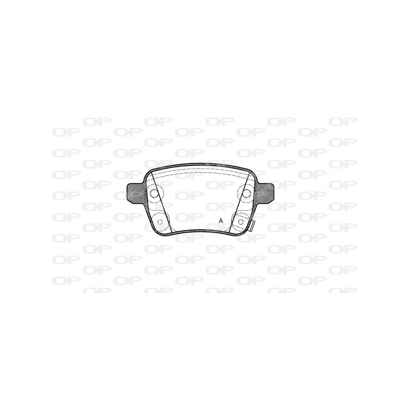 BRAKE PADS OPEN PARTS 1PCS 