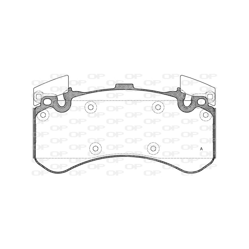 BRAKE PADS OPEN PARTS 1PCS 