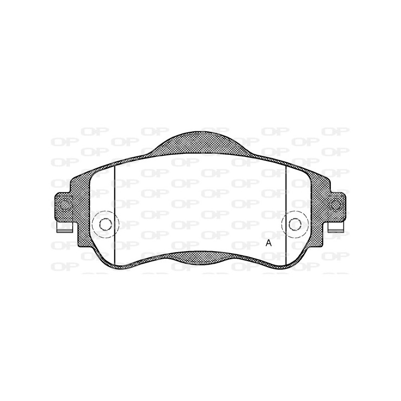 BRAKE PADS OPEN PARTS 1PCS 