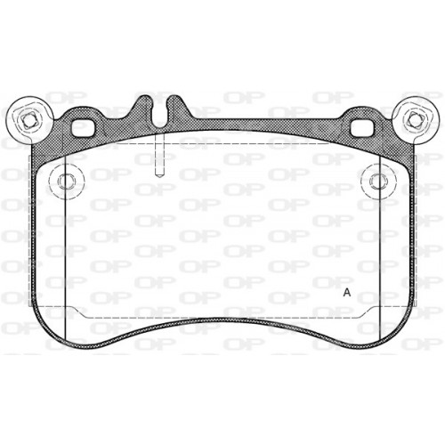 BRAKE PADS OPEN PARTS 1PCS 