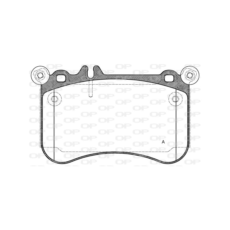 BRAKE PADS OPEN PARTS 1PCS 