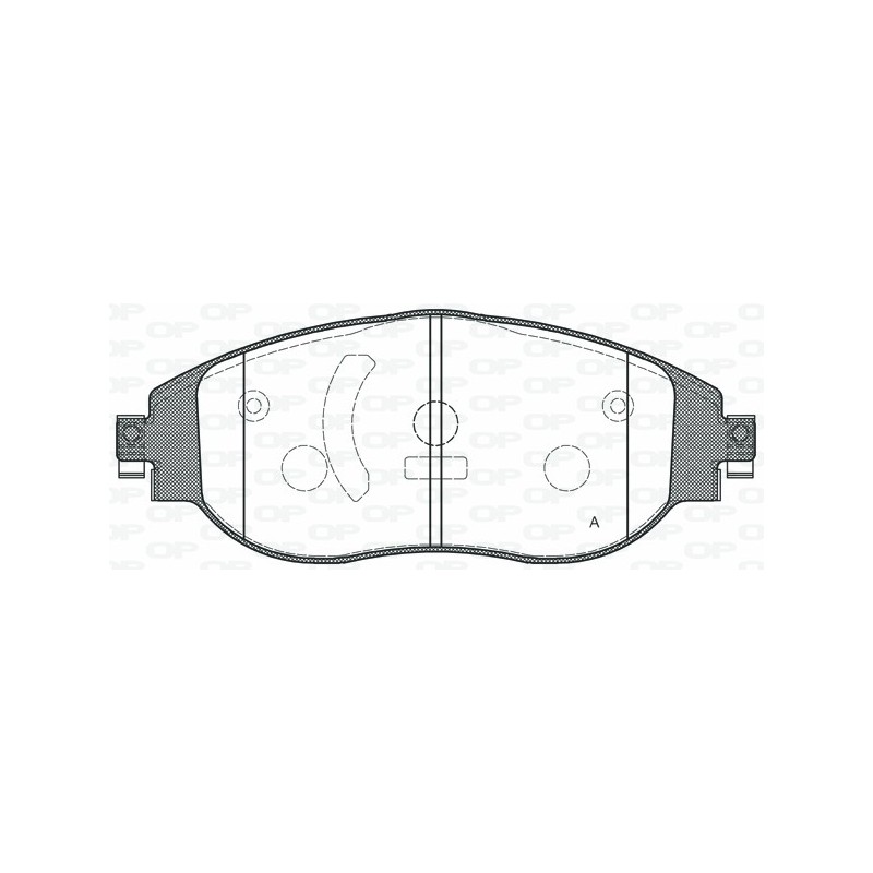 BRAKE PADS OPEN PARTS 1PCS 