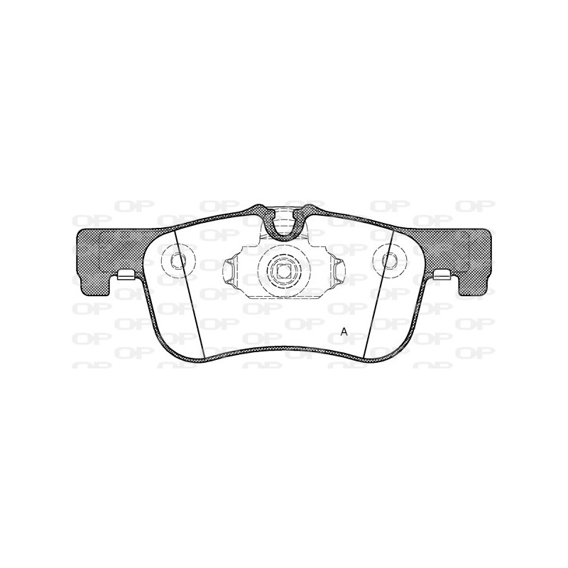 BRAKE PADS OPEN PARTS 1PCS 