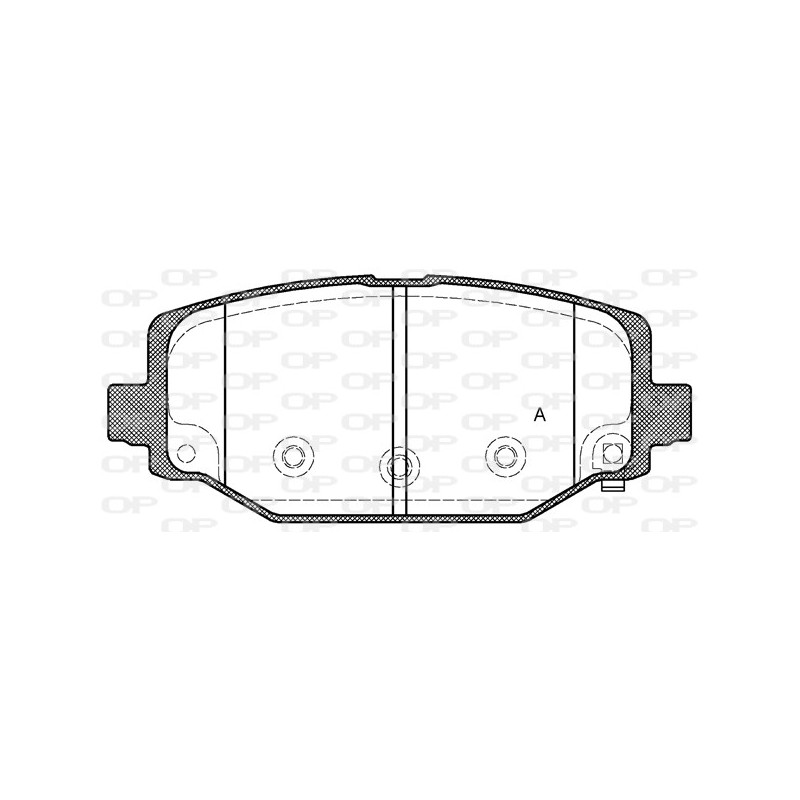 BRAKE PADS OPEN PARTS 1PCS 