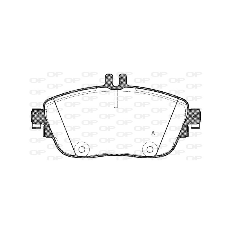 BRAKE PADS OPEN PARTS 1PCS 