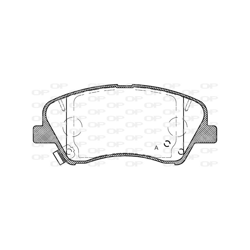 BRAKE PADS OPEN PARTS 1PCS 