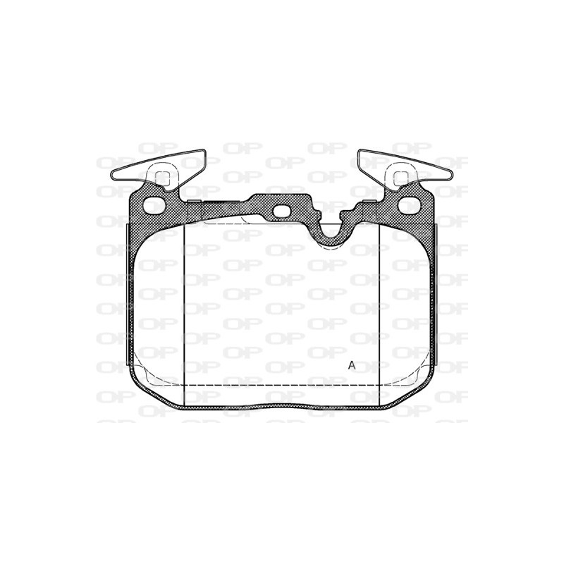 BRAKE PADS OPEN PARTS 1PCS 