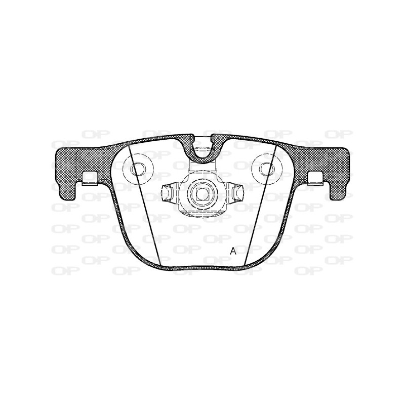 BRAKE PADS OPEN PARTS 1PCS 