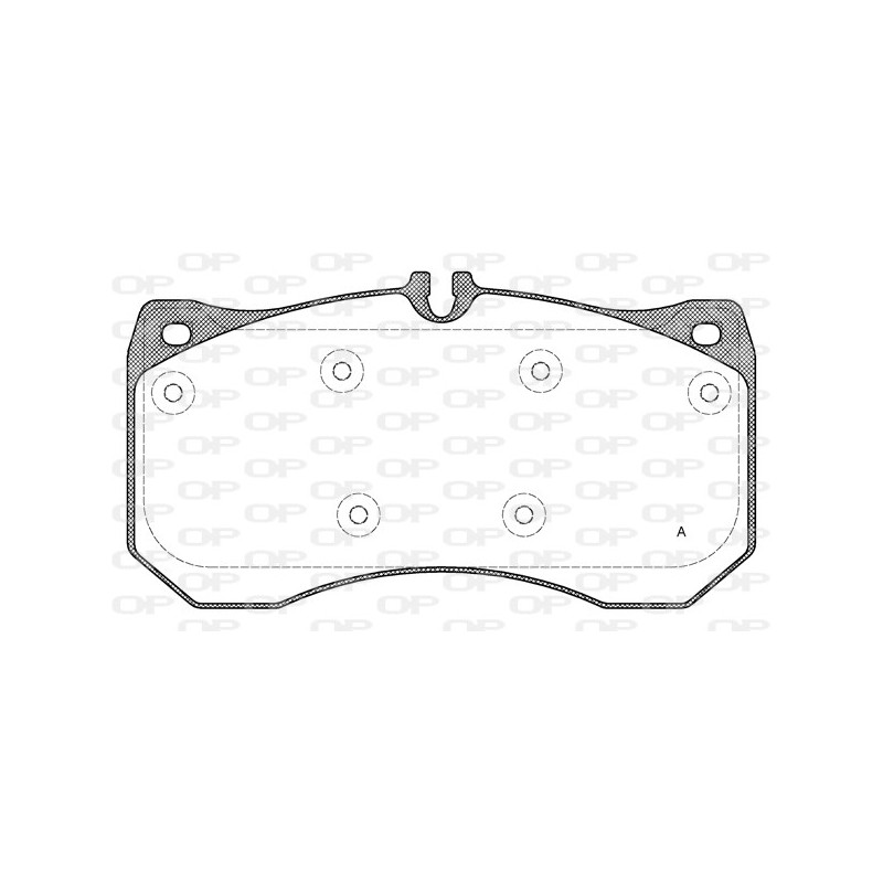 BRAKE PADS OPEN PARTS 1PCS 