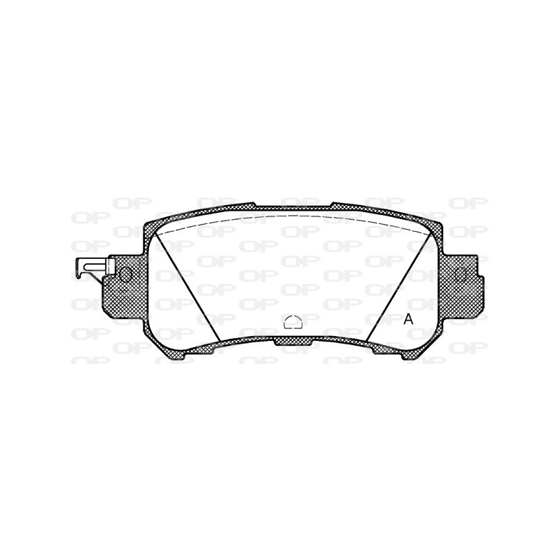 BRAKE PADS OPEN PARTS 1PCS 