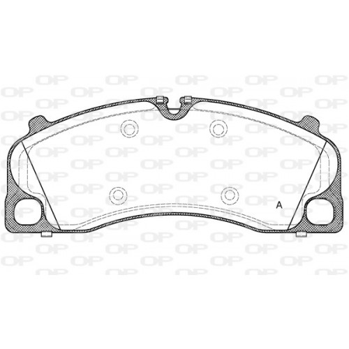 BRAKE PADS OPEN PARTS 1PCS 