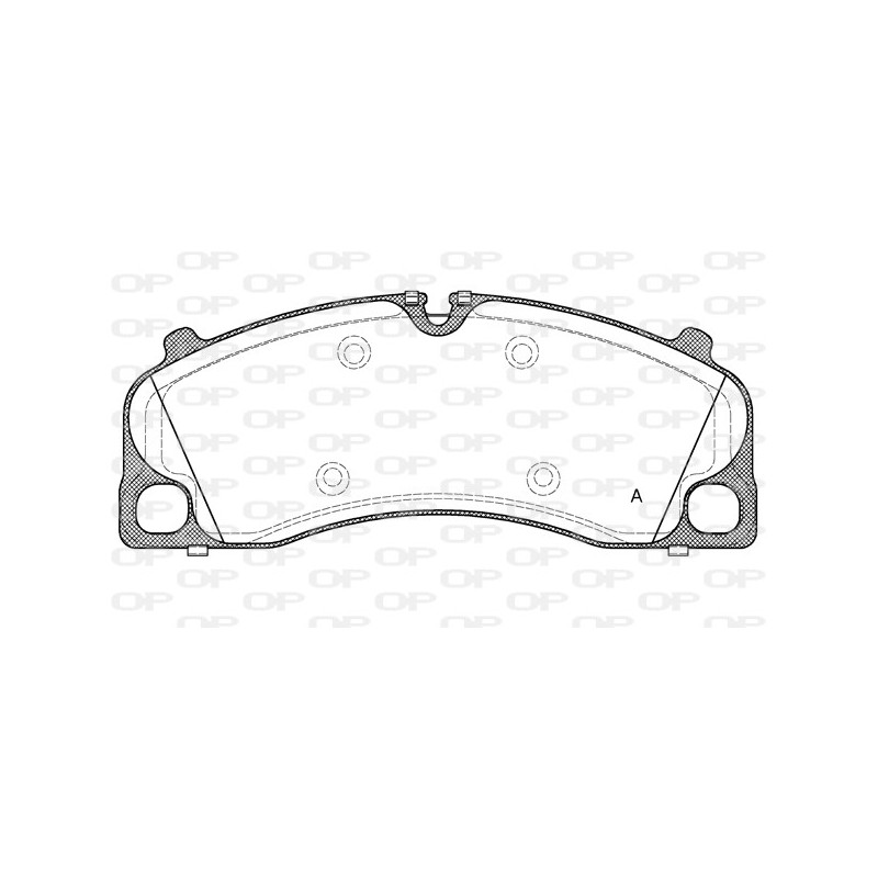 BRAKE PADS OPEN PARTS 1PCS 