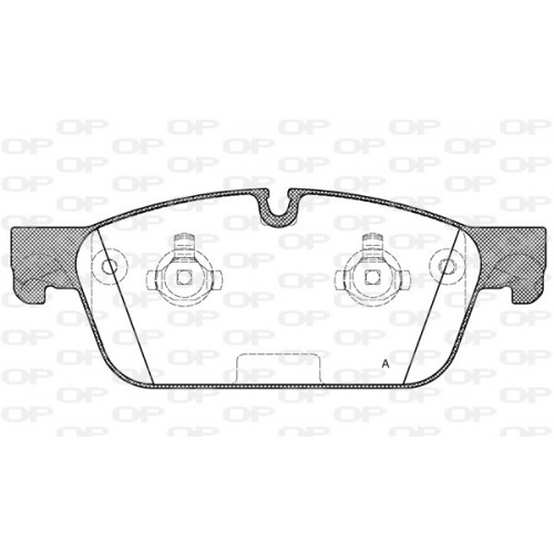 BRAKE PADS OPEN PARTS 1PCS 