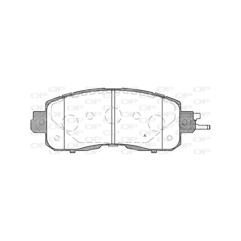 BRAKE PADS OPEN PARTS 1PCS 