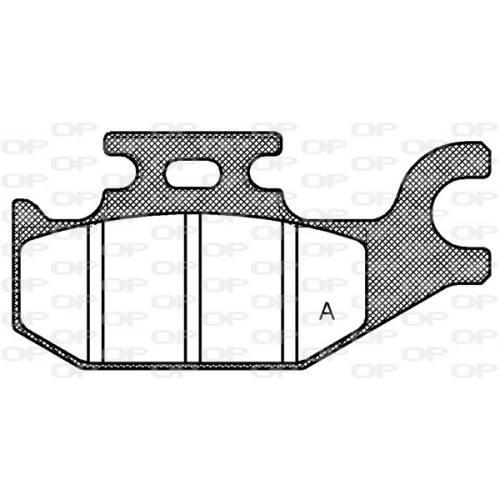 BRAKE PADS OPEN PARTS 1PCS 