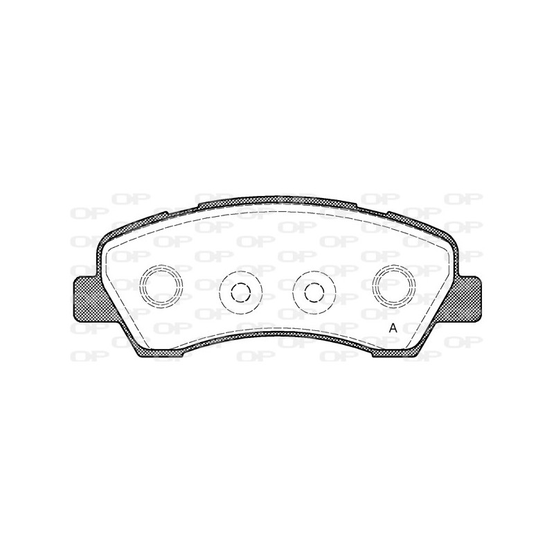 BRAKE PADS OPEN PARTS 1PCS 