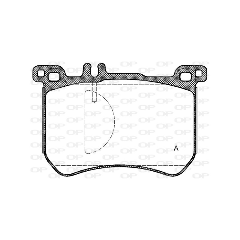 BRAKE PADS OPEN PARTS 1PCS 