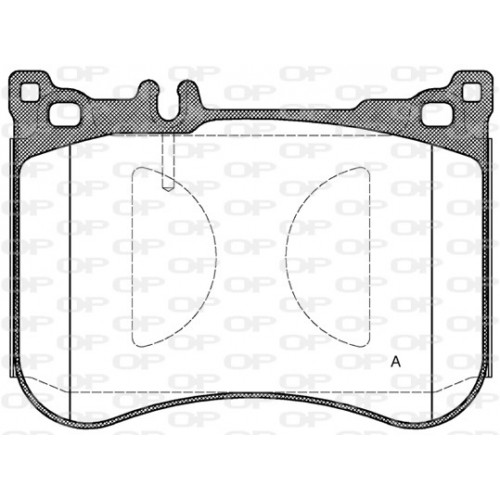 BRAKE PADS OPEN PARTS 1PCS 