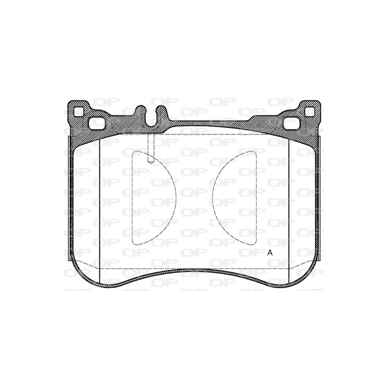 BRAKE PADS OPEN PARTS 1PCS 