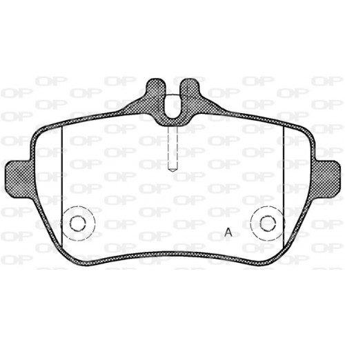 BRAKE PADS OPEN PARTS 1PCS 