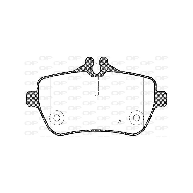 BRAKE PADS OPEN PARTS 1PCS 