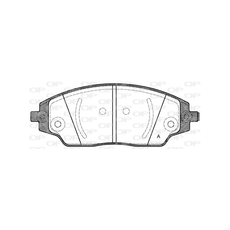 BRAKE PADS OPEN PARTS 1PCS 