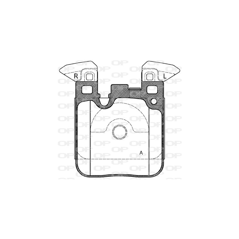 BRAKE PADS OPEN PARTS 1PCS 