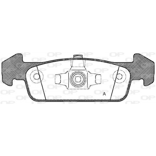 BRAKE PADS OPEN PARTS 1PCS 