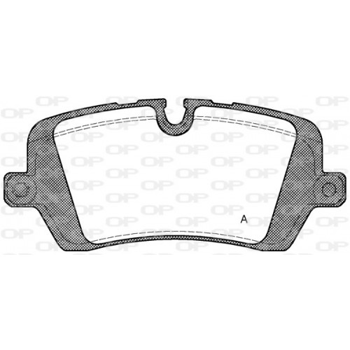 BRAKE PADS OPEN PARTS 1PCS 