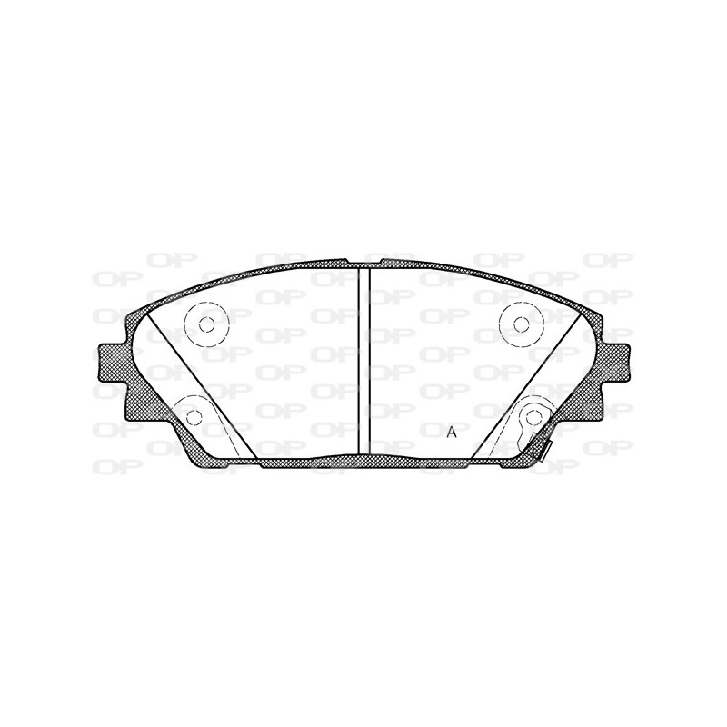 BRAKE PADS OPEN PARTS 1PCS 