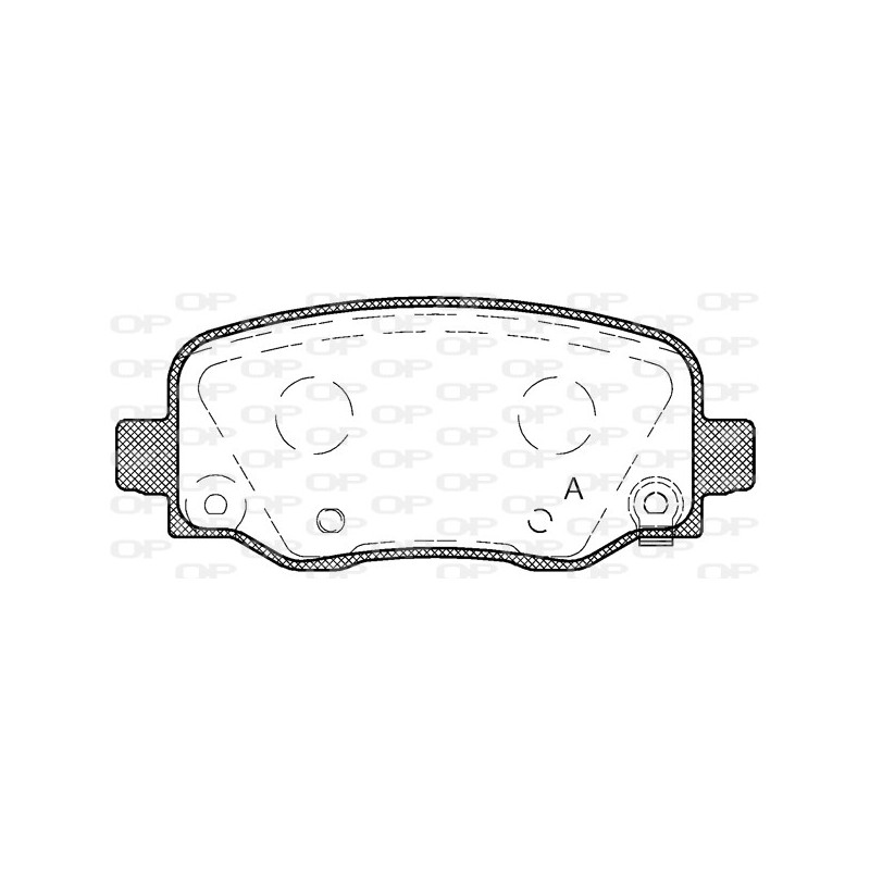 BRAKE PADS OPEN PARTS 1PCS 