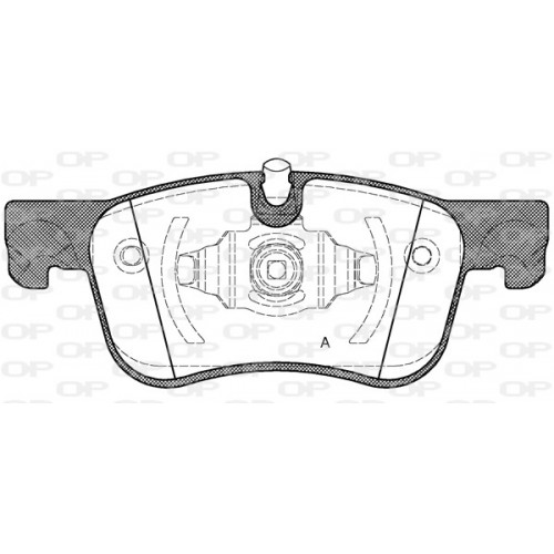 BRAKE PADS OPEN PARTS 1PCS 