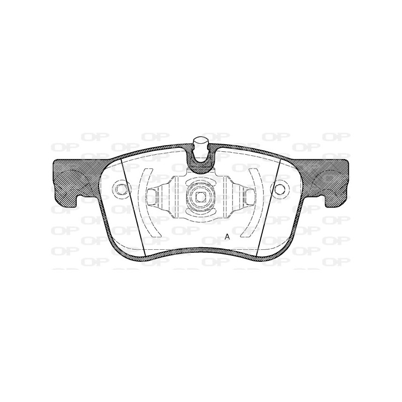 BRAKE PADS OPEN PARTS 1PCS 