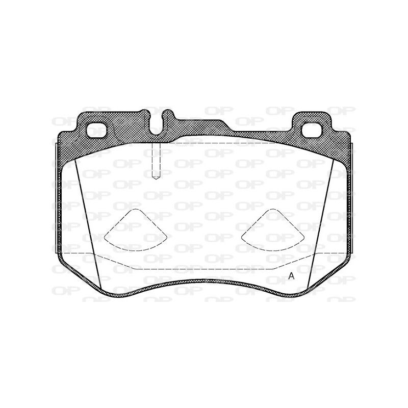 BRAKE PADS OPEN PARTS 1PCS 