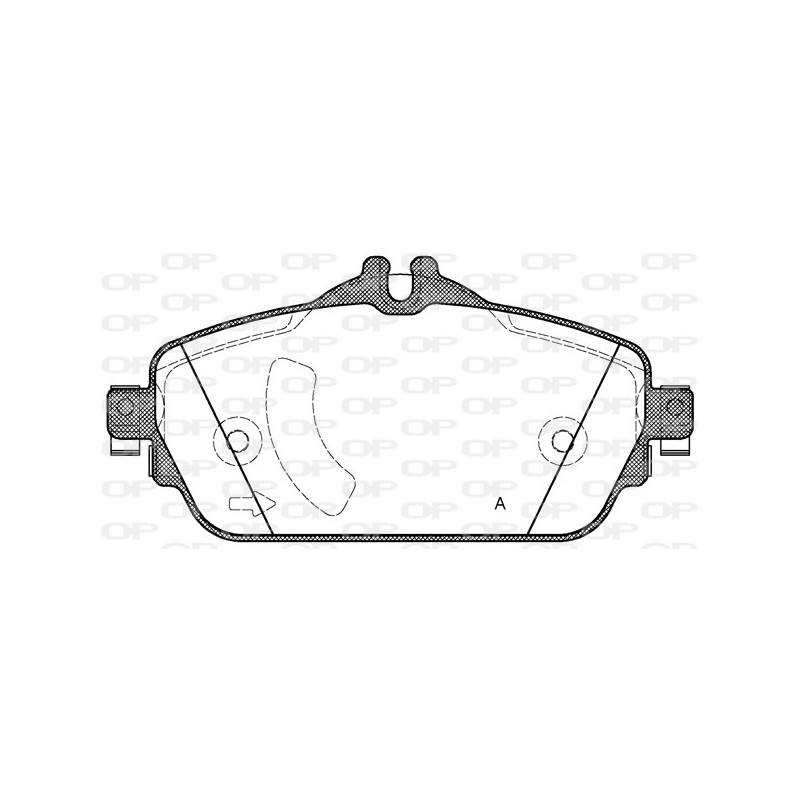 BRAKE PADS OPEN PARTS 1PCS 