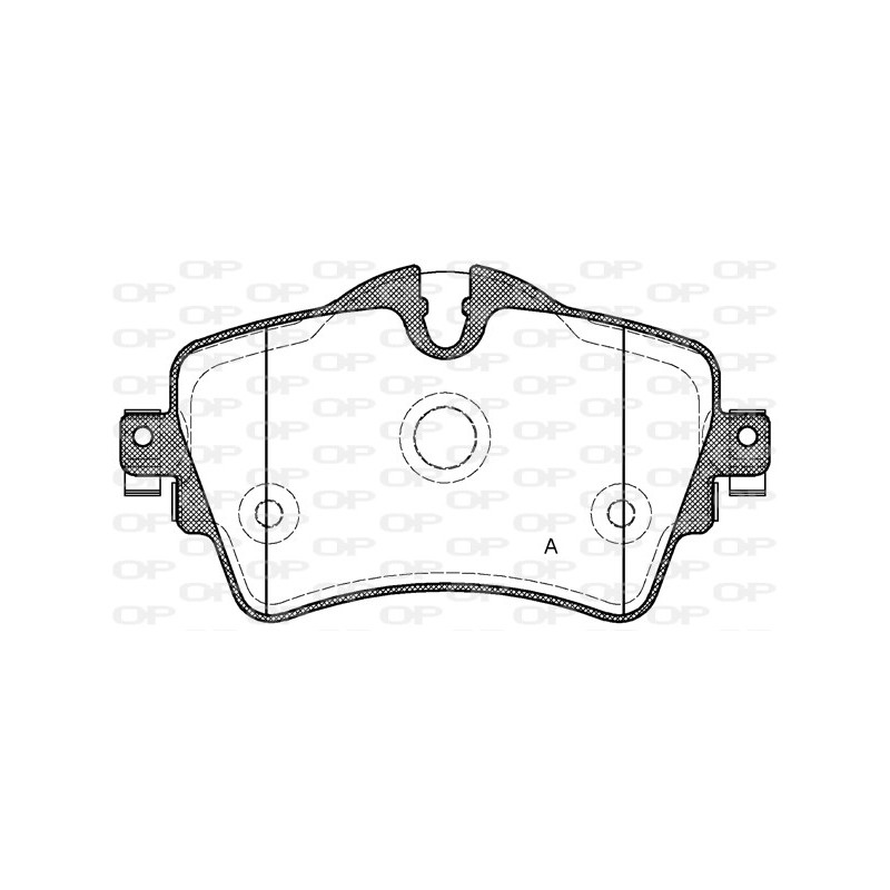 BRAKE PADS OPEN PARTS 1PCS 