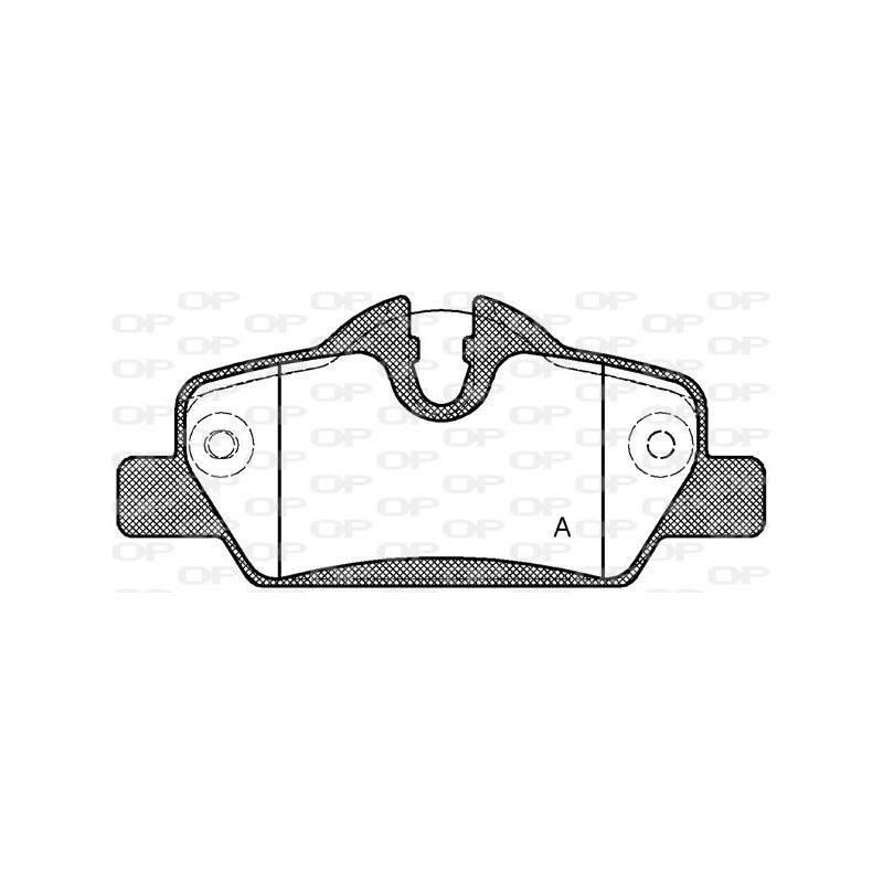 BRAKE PADS OPEN PARTS 1PCS 