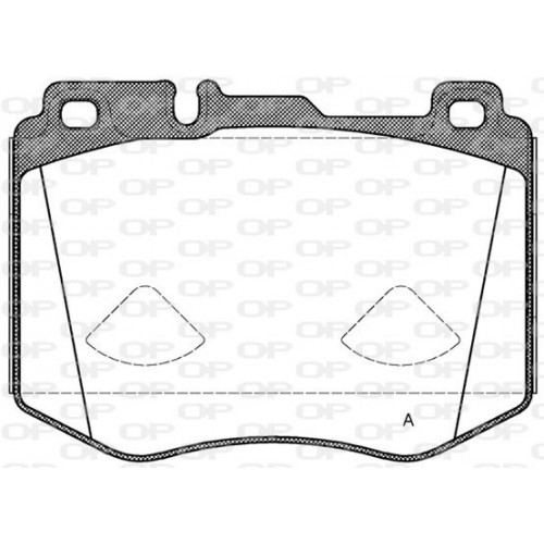 BRAKE PADS OPEN PARTS 1PCS 