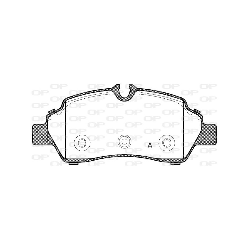 BRAKE PADS OPEN PARTS 1PCS 