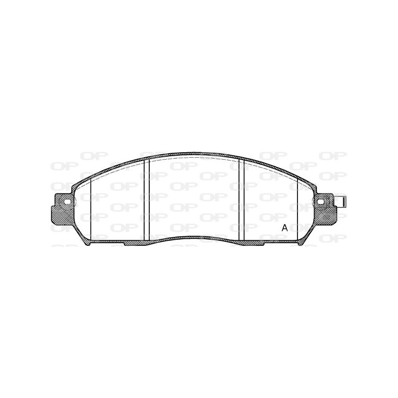 BRAKE PADS OPEN PARTS 1PCS 