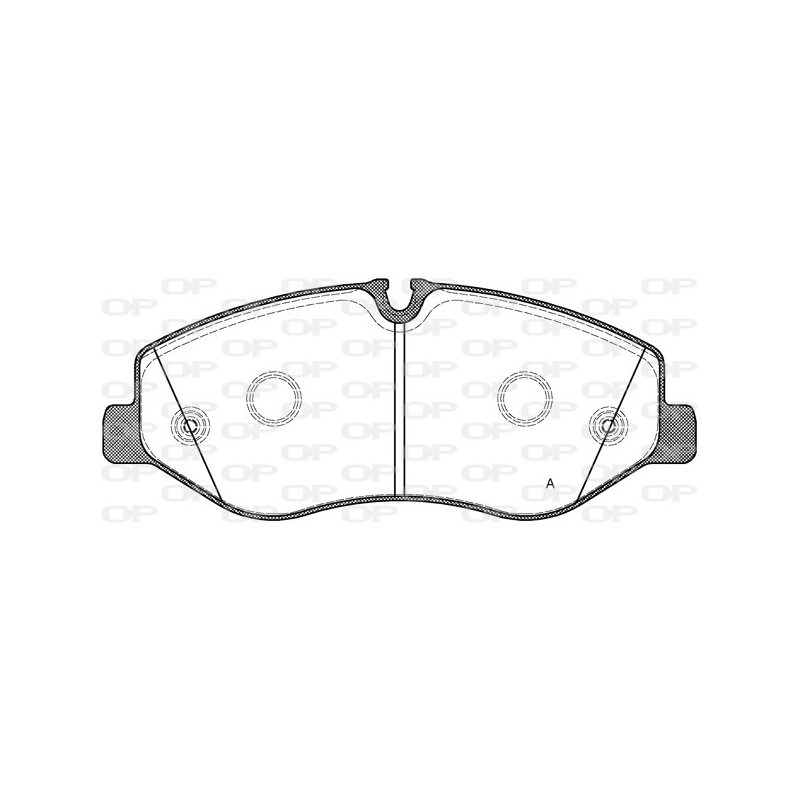 BRAKE PADS OPEN PARTS 1PCS 