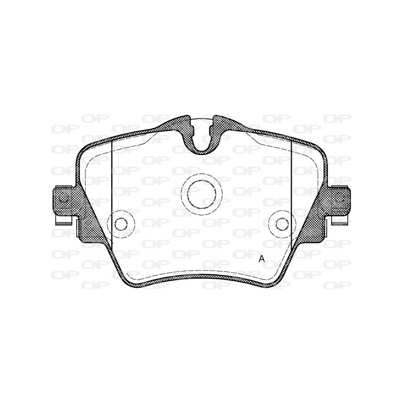 BRAKE PADS OPEN PARTS 1PCS 