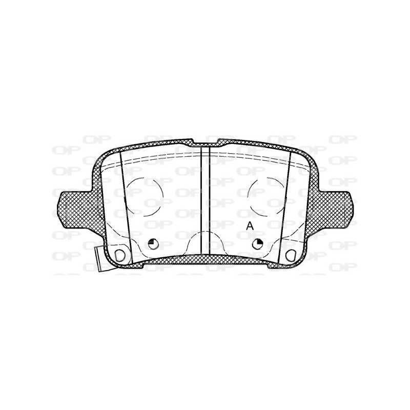 BRAKE PADS OPEN PARTS 1PCS 