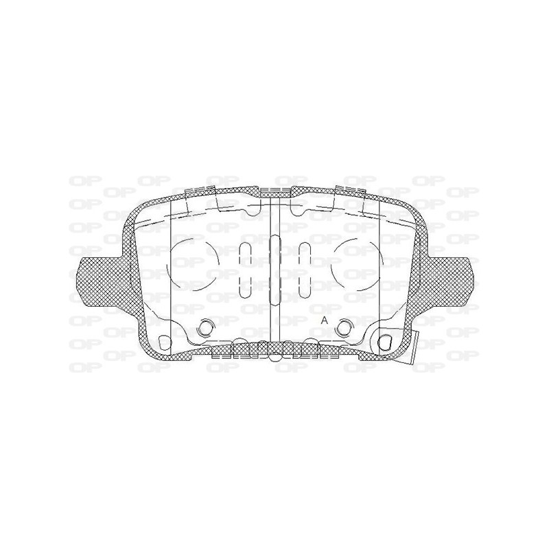 OP BRAKE PADS 1 PC 