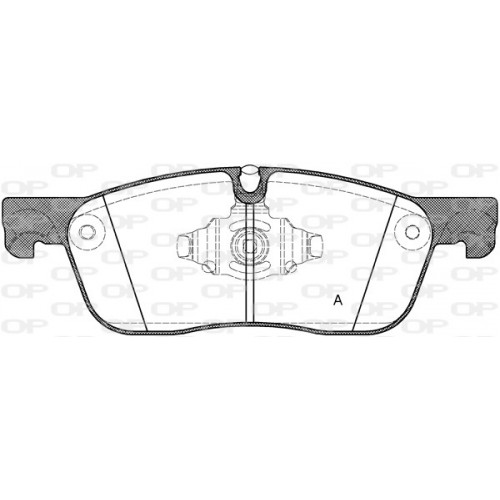 BRAKE PADS OPEN PARTS 1PCS 