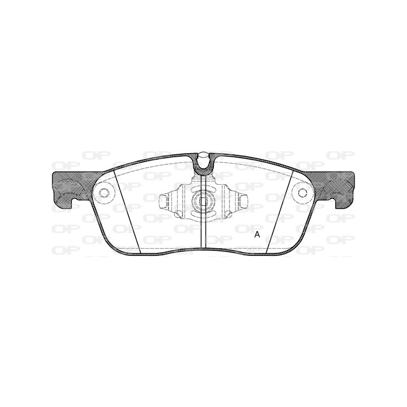 BRAKE PADS OPEN PARTS 1PCS 