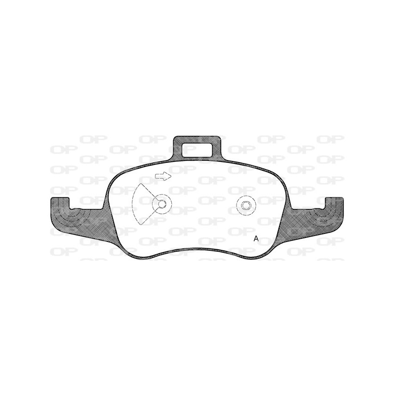 BRAKE PADS OPEN PARTS 1PCS 